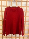 Pull rouge en laine (PU01)