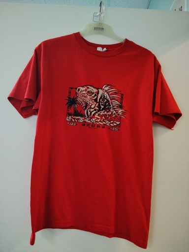 t-shirt rouge ARUBA (HA37)