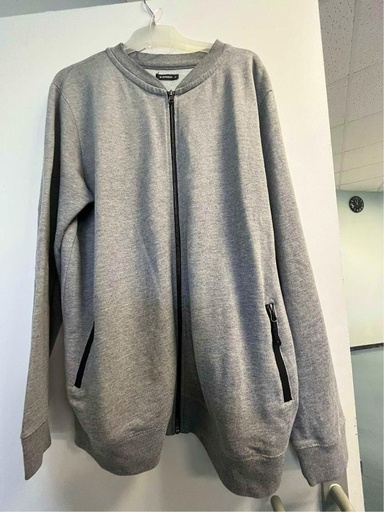 Sweat gris in extenso (PU12)